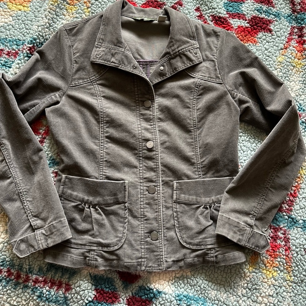 Vintage Eddie Bauer Grey Corduroy Jacket